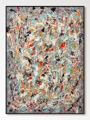 Abstract Colorful Painting "Dance of Fate"