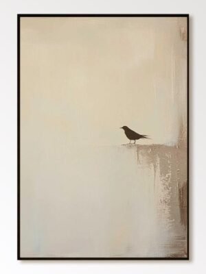 Abstract Painting "Vogel Stille”