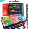GuangNa Acrylic Markers – 288 Colors Set