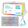 Languo Acrylic Markers – 240 Colors Set