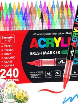 GuangNa Acrylic Markers – 240 Colors Set